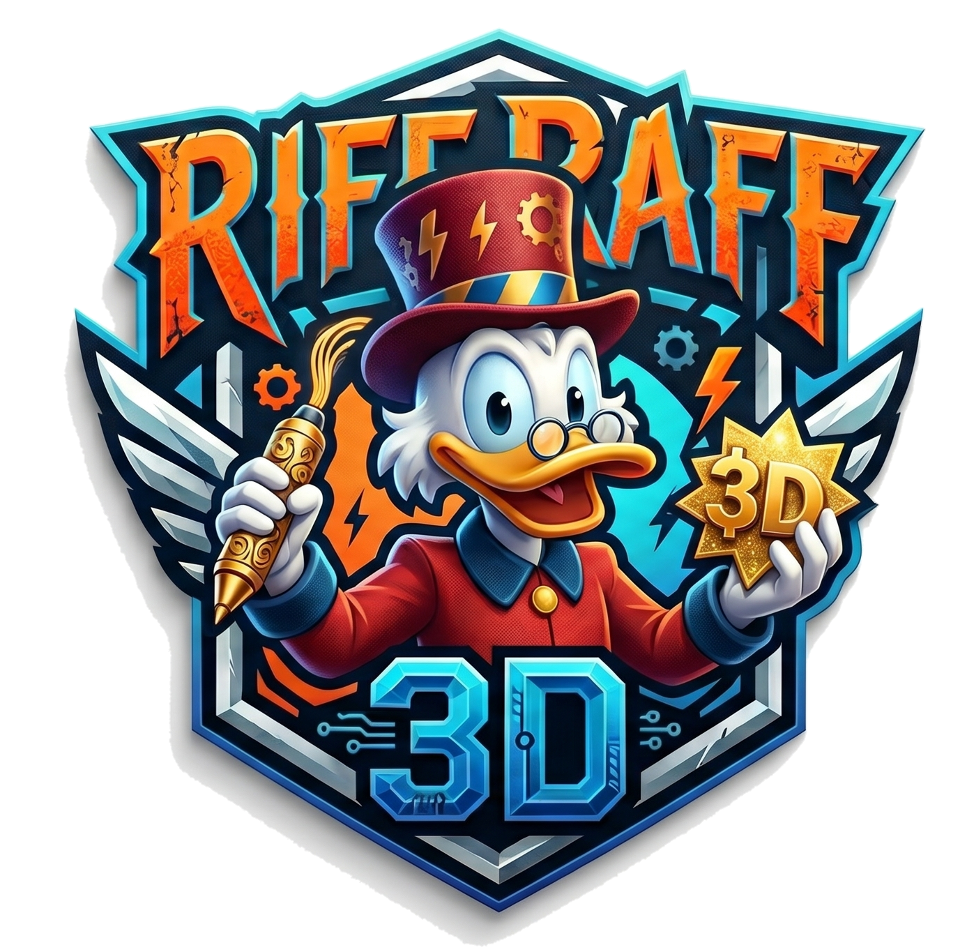 RiffRaff3D Watermark